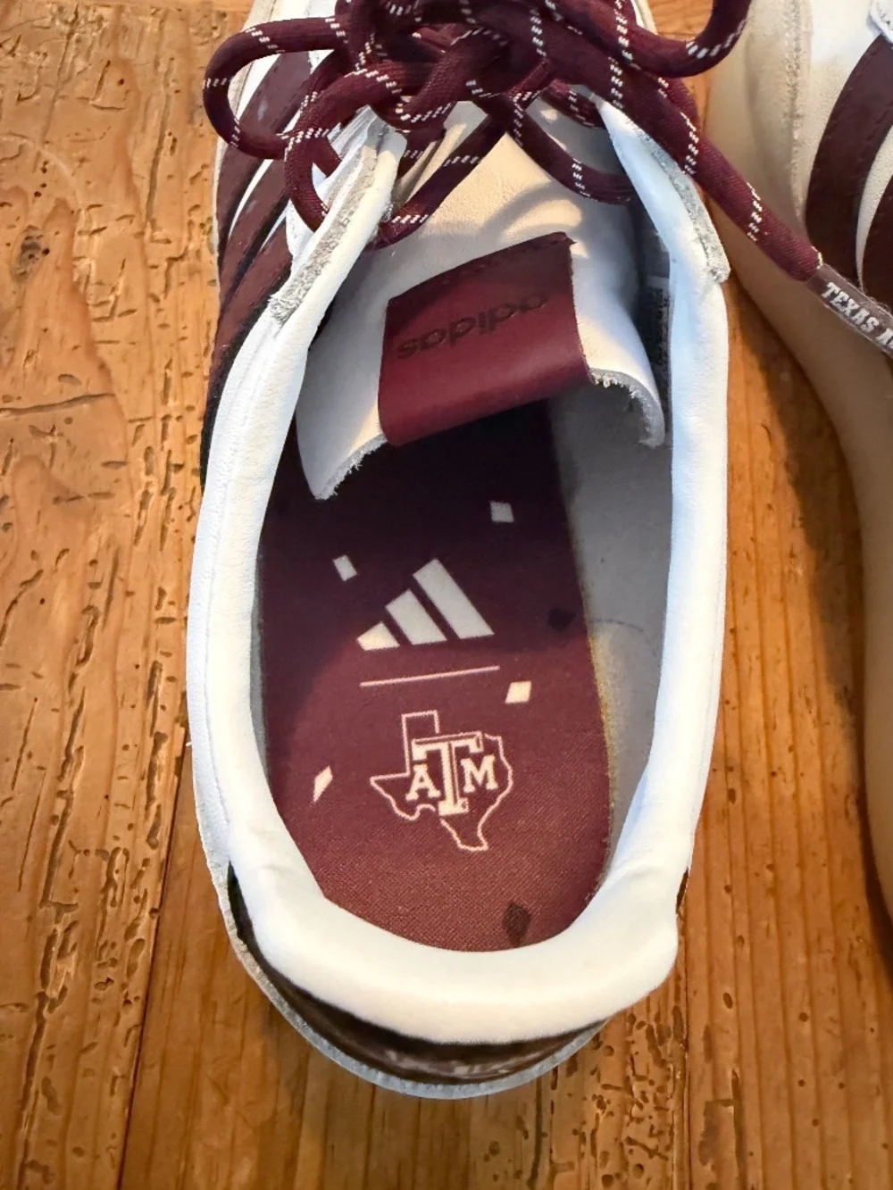 Adidas Maroon & White Barreda Decode Confetti Shoes Men 8/Women's 9.5